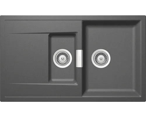 Chiuvetă bucătărie cristadur 1 cuvă Schock Mono D-150 51x86 cm cu picurător Stone reversibilă buc