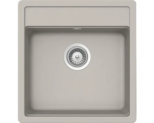 Chiuvetă bucătărie cristalite 1 cuvă Schock Nemo N-100S 51x49 cm fără picurător Beton buc