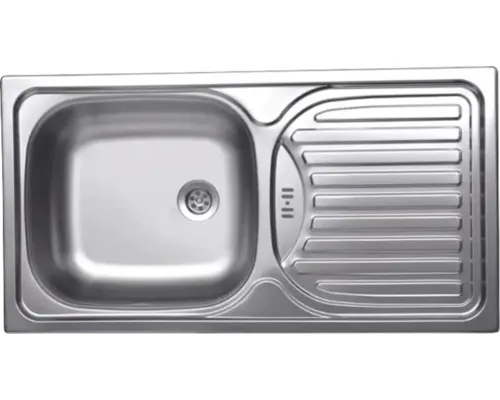 Chiuvetă bucătărie inox 1 cuvă Blanco Evido Flex 43,5x78 cm cu picurător reversibilă buc