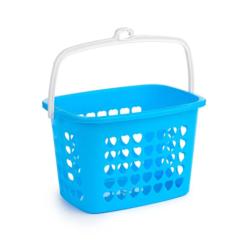Cos carlige rufe, Alisan, rotund, plastic, diverse culori, 13 x 18 cm buc