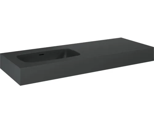 Lavoar suspendat Jungborn DECEM 121x46 cm , cuvă pe stânga buc
