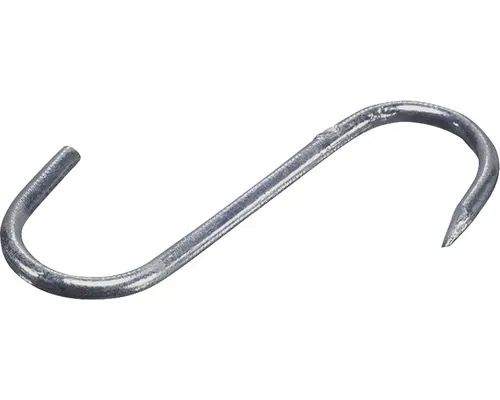 Cârlige tip S cu vârf ascuțit Dresselhaus 4,8x120 mm oțel zincat, 20 bucăți pac