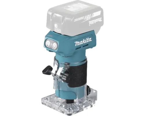Mașină de frezat caneluri pe acumulator Makita DRT52Z LXT 18V 580W, fără acumulator și încărcător buc