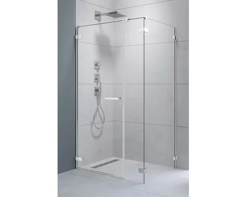 Perete sticlă duș frontal pentru cabină duș Radaway Arta KDS I 40x200 cm, profil crom buc