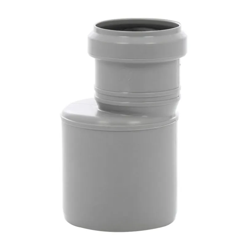 Reductie excentrica polipropilena, pentru scurgere, gri, D 75 mm - D 50 mm buc
