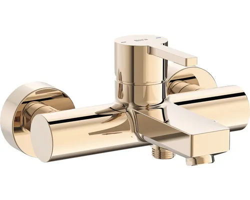 Baterie cadă monocomandă Roca Naia rose gold buc