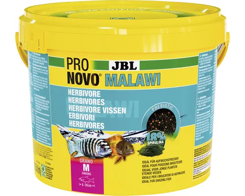 Hrană pești acvariu JBL ProNovo MALAWI GRANO M 5,5 l buc