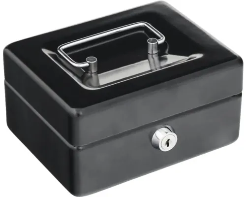 Casetă bani Rottner Cash 1 neagră 150x130x85mm buc