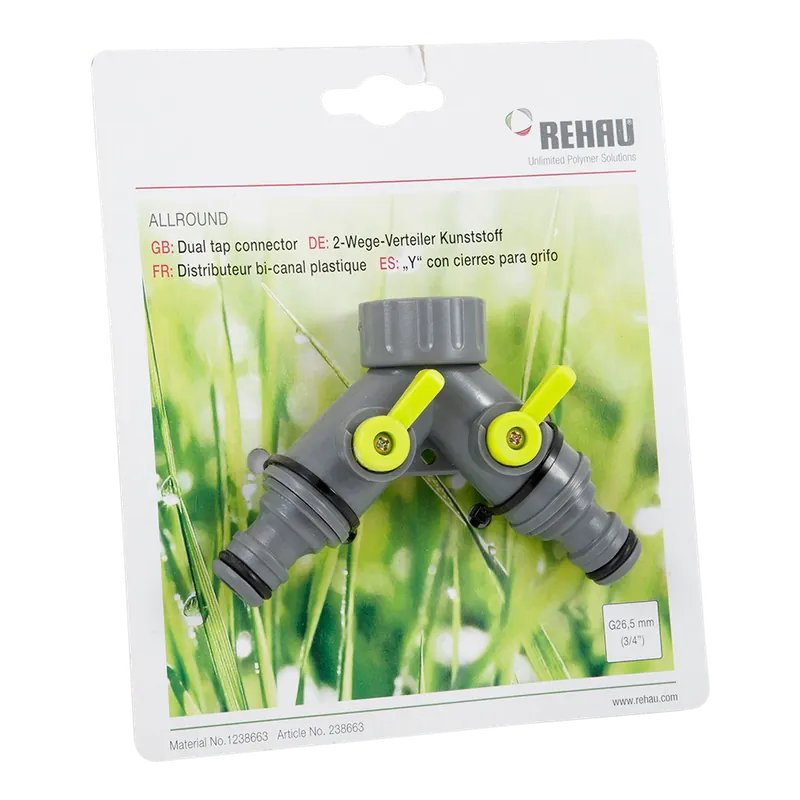 Distribuitor Rehau, cu 2 cai, prindere G 3/4"