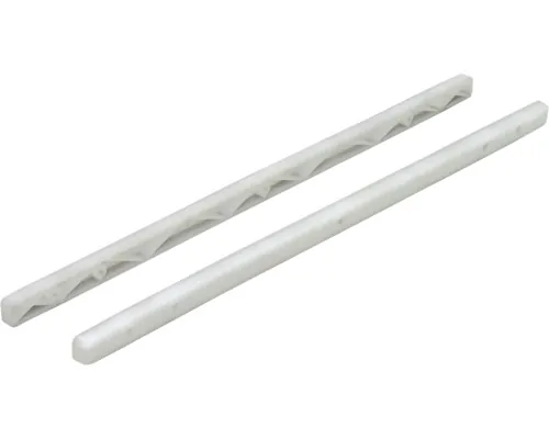 Glisiere simple tip șină Hettich 385x15,5x10 mm, plastic alb, 1 pereche buc