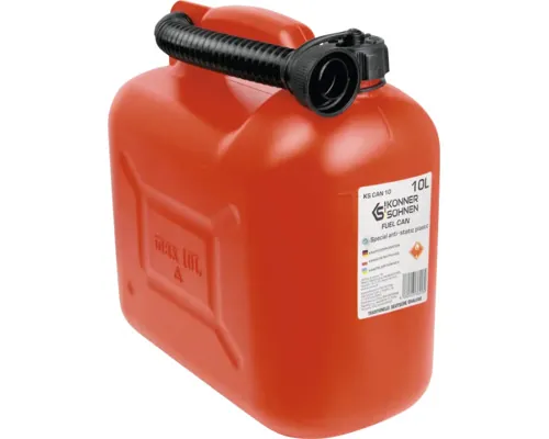 Canistră plastic pentru combustibili, 10 L, roșie buc