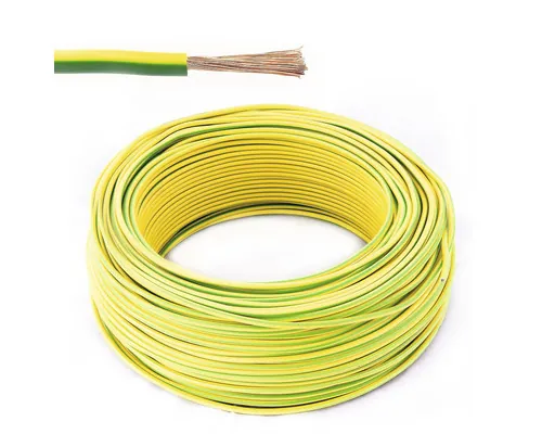Cablu MYF (H07V-K) Iproeb 2,5mm² verde/galben, inel 100m rola