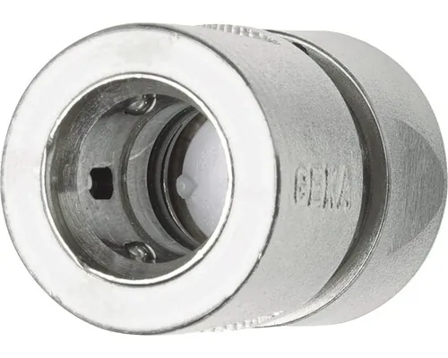 Cuplă cu ştuţ Geka 1/2" + opritor apă buc