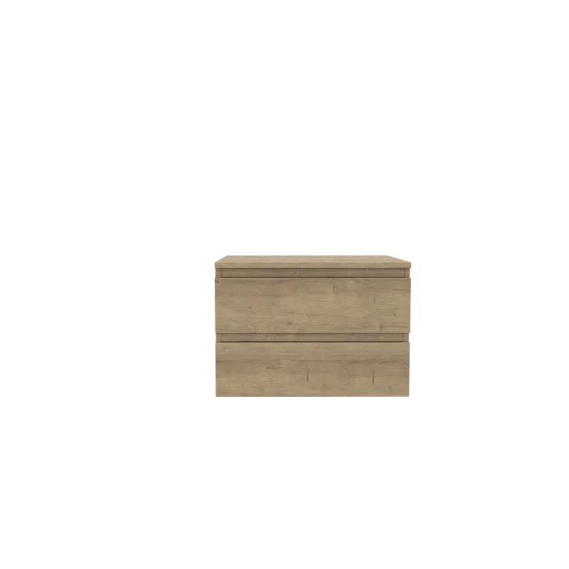 MOBILIER BAIE CU BLAT DALET LINE, MDF FURNIRUIT NUC W5738, 2 SERTARE, 60 CM