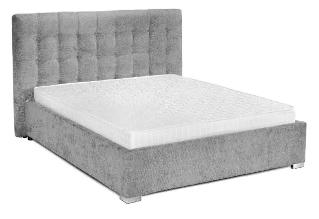 PAT TAPITAT EDEN-GRI DESCHIS 160X200 NIDRA PREMIUM, CU SOMIERA RABATABILA SI LADA DEPOZITARE
