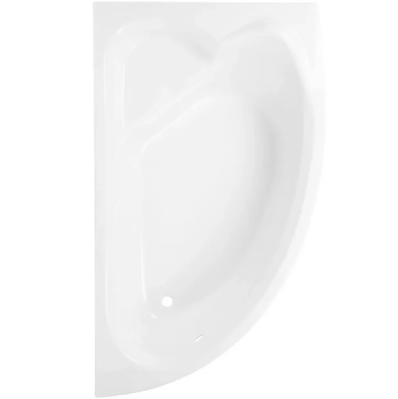 Cada baie asimetrica, pe colt, varianta montaj pe dreapta, Martplast Corsica, masca si suport incluse, acril, 165 x 96 cm buc