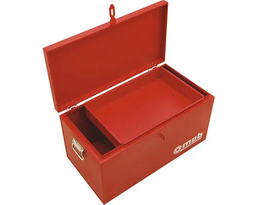 Cutie metalică depozitare scule/materiale Mob 670x350x351 mm, tavă glisantă detașabilă, cu mânere buc