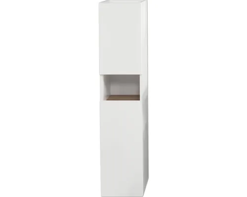 Dulap baie midi suspendat 30x140 cm PAL alb pelipal Quickset 947 buc