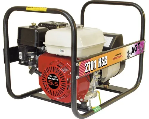 Generator curent pe benzină AGT 2701 HSB 2200W, motor Honda 163cm³ buc