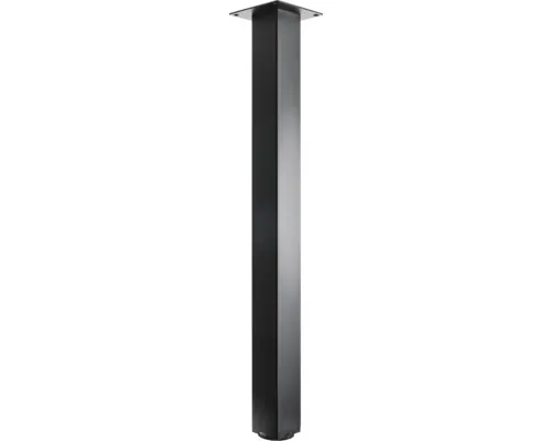 Picior masă pătrat Hettich Arba 60x60x710 mm, negru buc