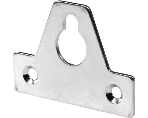 Plăcuță suspendare dulap Hettich 64x46 mm, oțel zincat, pachet 50 bucăți pac
