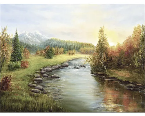 Tablou canvas Pure Living Autumn Landscape 84x116 cm buc