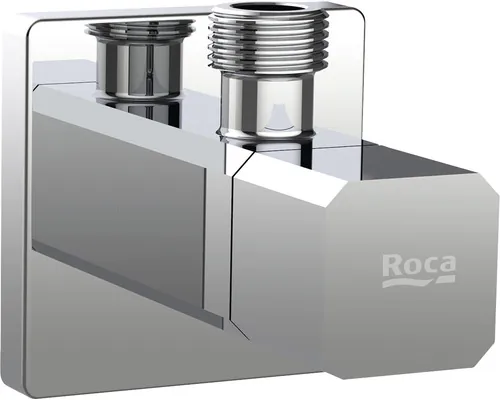Robinet colțar pătrat Roca 1/2"x3/8" crom buc