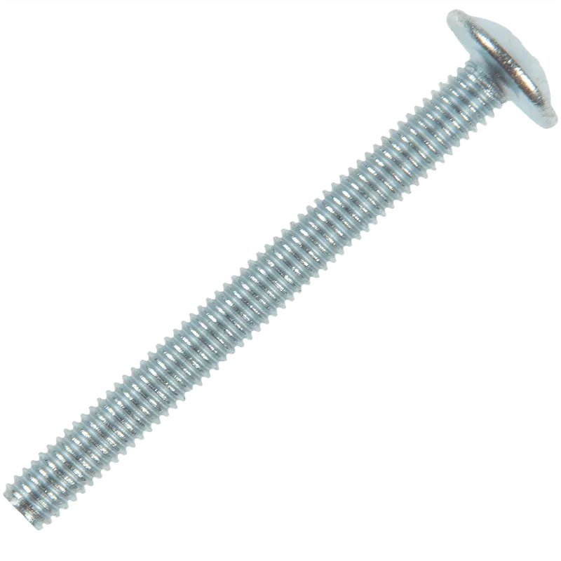Surub cap bombat combinat, uz general, otel zincat, M4 x 30 mm