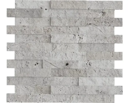 Mozaic travertin Light Split Face 30x30 cm pac