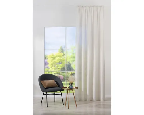 Perdea cu rejansă multifuncțională Mendola Cabo bej 300x245 cm buc