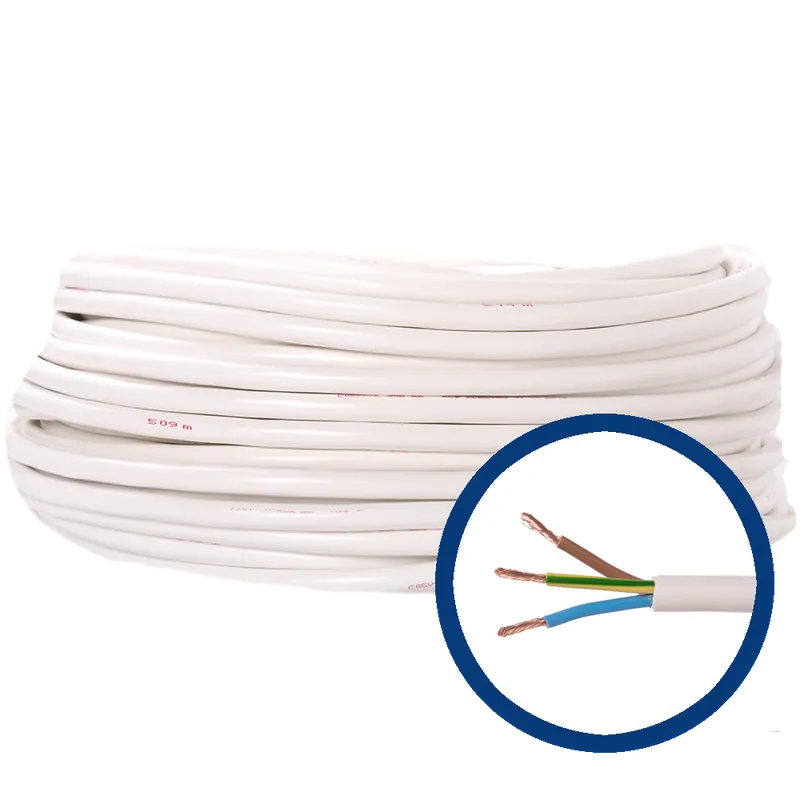 Cablu electric MYYM 3 x 6 mmp, izolatie PVC