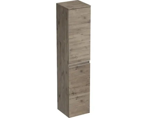 Dulap baie înalt suspendat 35x161,8 cm PAL stejar Wellington Jungborn TRENTA st. mâner buc
