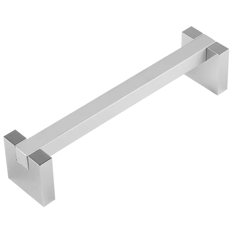 Maner mobila cu terminatii din aluminiu, FA 26172, crom/ crom mat, 192 mm
