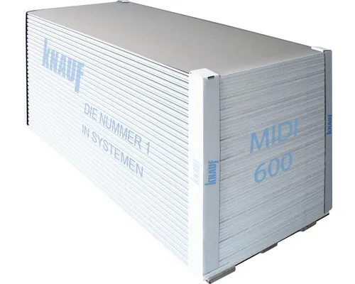 Placă gips carton KNAUF GKB 2000x600x9,5 mm buc