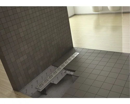 Rigolă duș cu grătar Radaway 550 mm pentru plăci ceramice de grosime 8-12 mm buc
