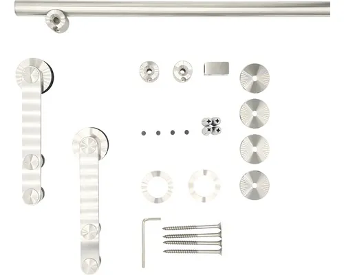 Șină din inox pentru ușă glisantă Pertura Tildra 920 mm inox buc