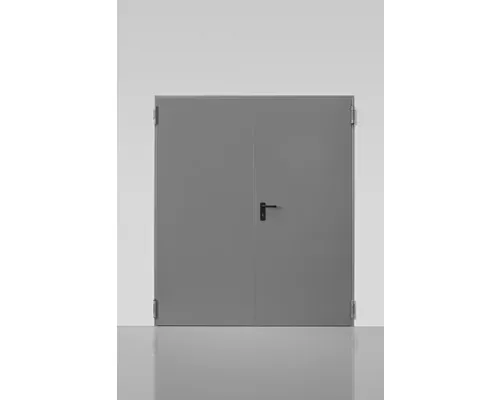 Ușă metalică dublă multifuncțională rezistentă la foc/antifoc EI60/60 minute 160x205 cm deschidere dreapta/stânga buc