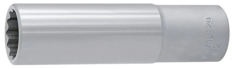 Capete chei tubulare 1/4", varianta lunga 8