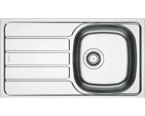 Chiuvetă bucătărie inox 1 cuvă Franke 101.0715.811 78x43,5 cm cu picurător stânga buc