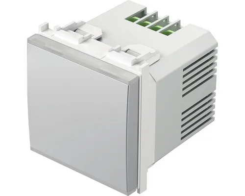 Întrerupător & variator cu touch TEM, argintiu buc