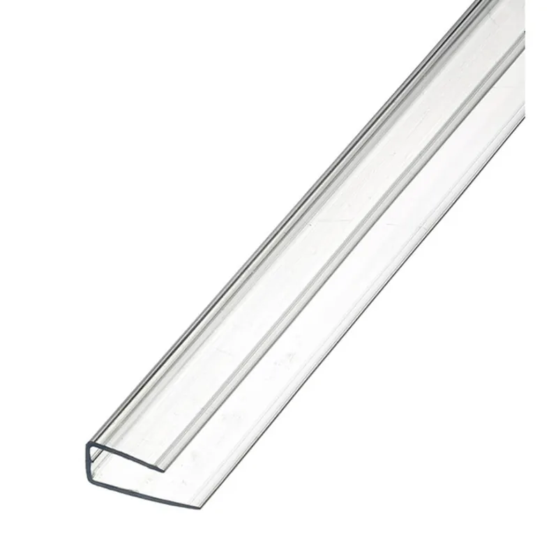 Profil U policarbonat transparent, 8 mm, lungime 2,1 m, ESP
