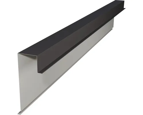 Cornier margine PRECIT pentru tablă prefălțuită Click 0,5x80x2000 mm RAL 8019 big stone mat buc