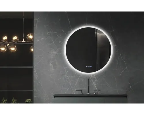 Oglindă baie cu LED Belform Atlantis Ø60 cm IP44 buc