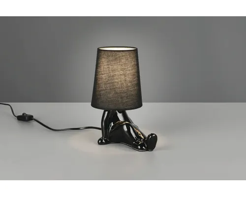 Veioză REAL Huma, E14, 10W, neagră buc