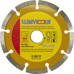 Disc diamantat cu segmente 125mm LT08712 Lumy