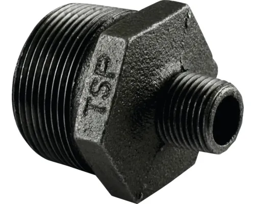 Niplu redus fontă 3/4”-1/2” negru buc