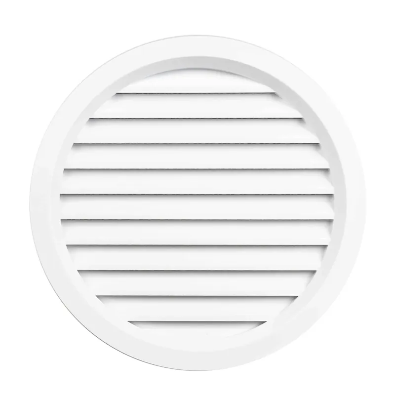 Rama aerisire, rotunda, cu plasa, pentru ventilatia incaperilor, alb, D 120 mm buc