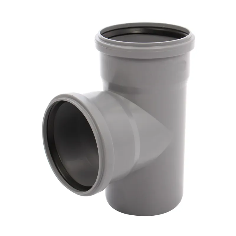 Ramificatie polipropilena, pentru scurgere, gri, D 125 x 110 mm, 87 grade buc