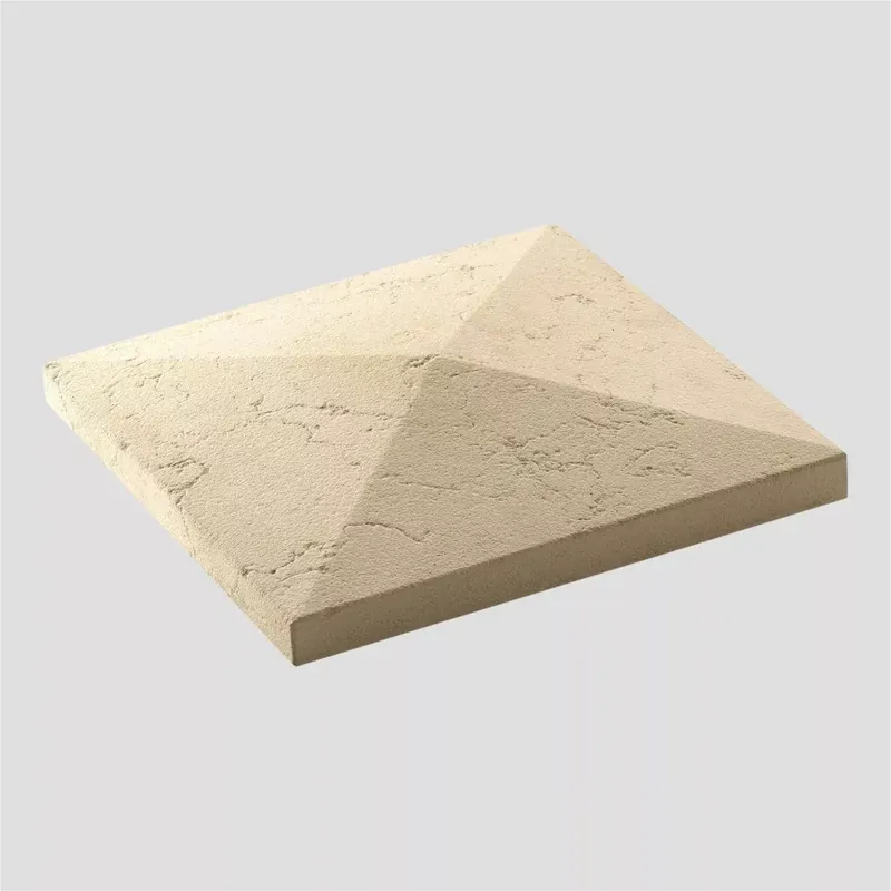 Capac stalp Starstone Roma Smoke 400x400x60