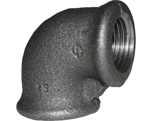 Cot negru 90° FI-FI 3/8” buc